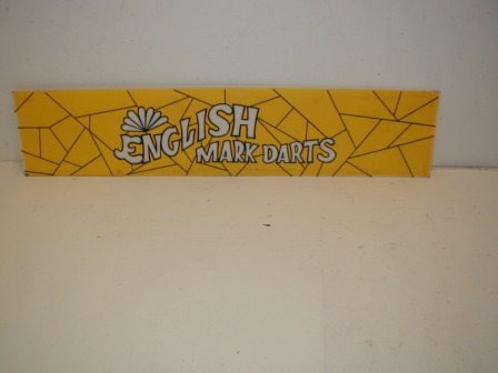 Arachnid Darts / 4500 Series - English Mark Darts Marquee (23 1/2  X 5) (Item #37) $29.99