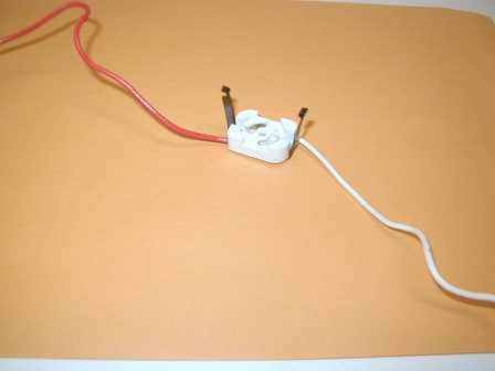Fluorescent Lamp Starter Socket From a Neo Print Photo Sticker Machine (Item #63) $3.99