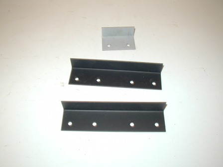 Konami / Teraburst Interior Cabinet Brackets Lot (Two X 5 X 1 1/8 X 3/4) (One 2 X 1 1/2 X 3/4) (Item #2) $9.99