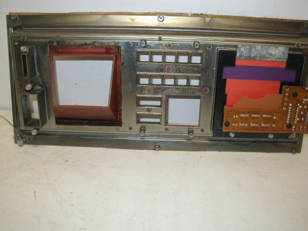 Rowe R 88 Jukebox Selector Panel / Bill Acceptor Plastic Trim Held On With Screws / Original MountingTabs Broken Off (Item #72) (Image 3)