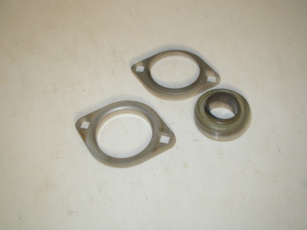 Cinematronics / Danger Zone - Monitor Support Assembly / Lower Shaft Bearing and Flanges (Item #56) $29.99