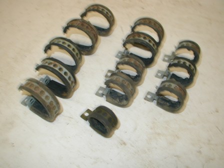 Rock Ola 456 Jukebox Metal Cable Clamps Lot (Some Have Rust) (Lot Of15) (Item #25) $24.99