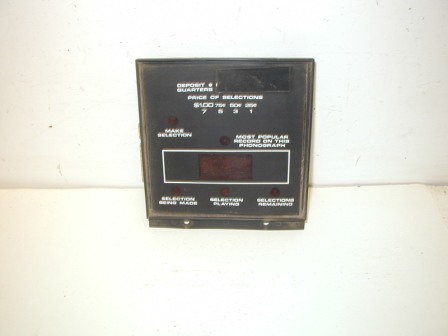 Rowe R85 Jukebox Selector Display (6-08963-01) (Untested / Sold As Is (Item #75) $14.99