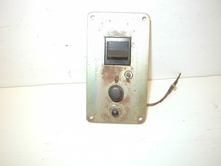 Rowe R-85 Jukebox Cabinet Switch / Potentiometer And Fuse Holder On Plate (Item #144) $21.99