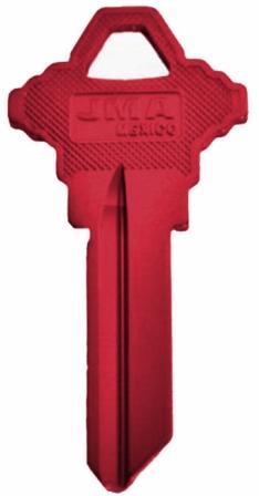 Schlage SC1 Red Aluminum Key Blank $1.99