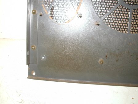 Wurlitzer 3100 Jukebox Top Lid Metal Section (One Speaker Grill Tab Broken) (Item #91) (Image 2)