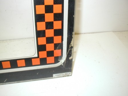 Atari / Pole Position Monitor Glass (Paint Flaking Lower Right Corner Image) (Item #22)