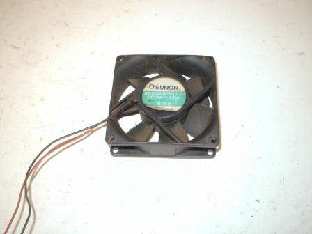 3 1/8  - 12 Volt Cabinet Fan (Dirty) (Several Available) (Item #19) $2.99