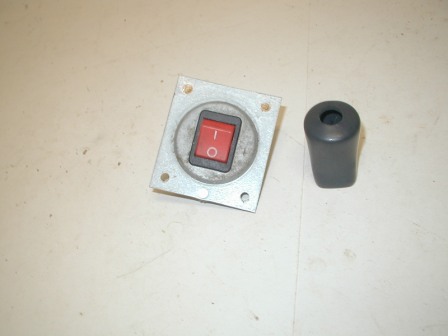 Dual Pole Cabinet Switch and- Plate From a Midway Cruisin USA Sitdown (Item #4) $10.99