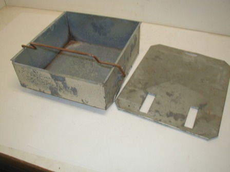 Metal Coin Box With Cover ( 10 5/16 Deep X 9 3/8 Wide X 4 1/8 Tall - Without Cover Installed) (Item #78) $29.99