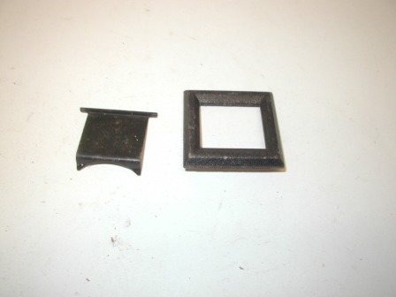 Coin Controls Metal Coin Return Bezel and Flap (Rusty On Flap) (Item #27) $7.99