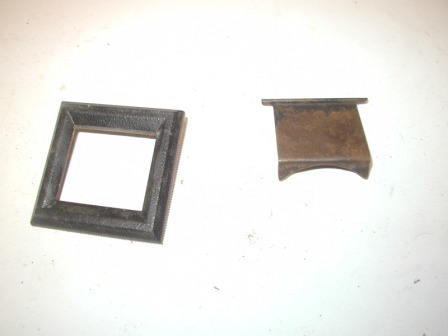 Coin Controls Metal Coin Return Bezel and Flap (Rusty On Flap) (Item #29) $7.99