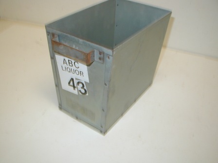 Metal Coin Box  (8 7/8 Deep X 5 3/4 Wide X 7 3/4 Tall) (Item #69) $24.99