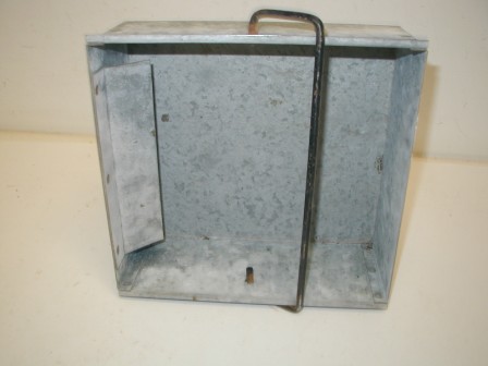 Metal Coin Box With Handle (9 3/4 Deep X 9 3/8 Wide X 4 tall) (Item #70) (Image 2)