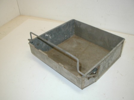 Metal Coin Box With Handle (10 1/4 Deep X 10 1/2 Wide X 3 1/2 Tall) (Item #71) $26.99