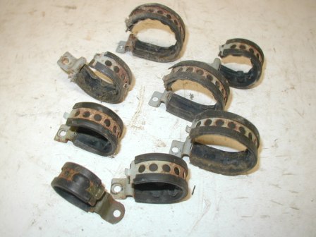 Rock Ola 446 Jukebox Metal Cable Clamps (Lot Of 8) (Some Rust) (Item #26) $7.99