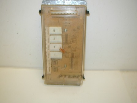 Rowe R85 Jukebox Pricing Board With Mounting Plate & Plastic Caover (Untested) (8-08878-04) (Item #74) $19.99