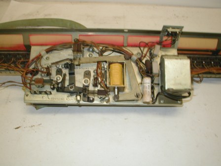 Wurlitzer 3100 Jukebox Selector Assembly (Plastic Inserts Cracked) (Item #67) (Image 3)
