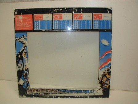 Pole Position 2 Monitor Glass (Bare Spots / Paint Chipping) (Item #25) $38.99