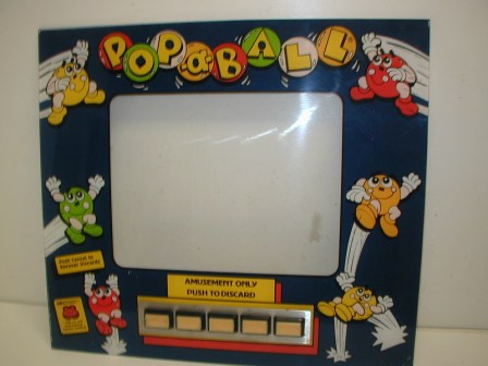 Pop-A-Ball Monitor Bezel With Buttons / No Switches (Item #34) $44.99