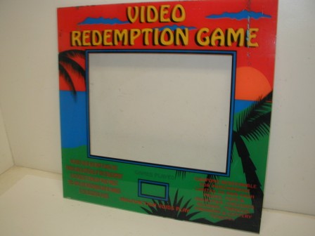 Video Redemption Monitor Plexi (1/8 X 23 1/16 X 22 5 /16) (Item #13) $34.99